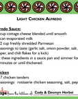 Light Chicken Alfredo