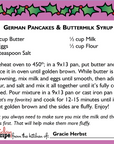 German Pancakes & Buttermilk Syrup