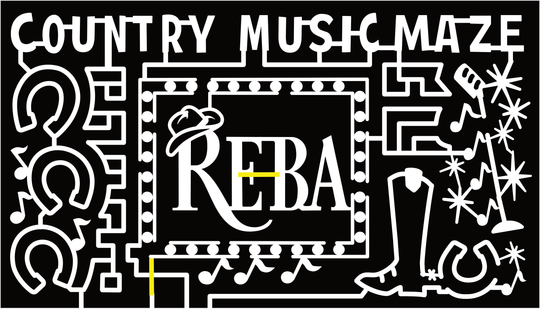 23_NY_Water Mill Country Music Maze, Horse Shoe, Reba, Music Note, Microphone, Cowboy Boot, Star,