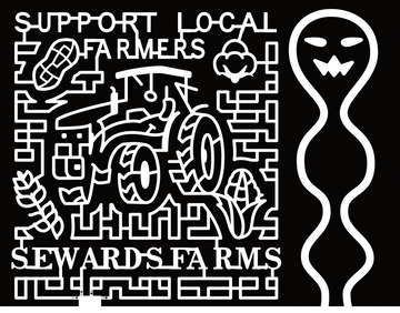 24_MS_Lucedale Support Local Farmers, Sewards Farms, Tractor, Wheat, Corn, Peanut, Worm, Alien