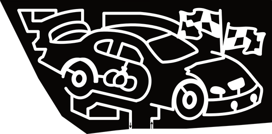 24_NC_Mount Ulla Racecar, Flag