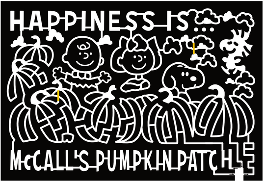24_NM_Moriaty Snoopy, Happiness Is..., Mcalls Pumpkin Patch, Charlie Brown, Woodstock, Cloud, Pumpkin