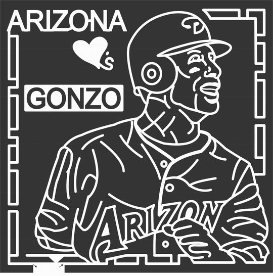 06_AZ_Queens_Creek A Arizona, Baseball, Heart, Player, gonzo, sports, celebrity