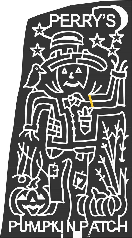 06_CA_Fremont California, Scarecrow, star, Moon, crow, Corn, Pumpkin