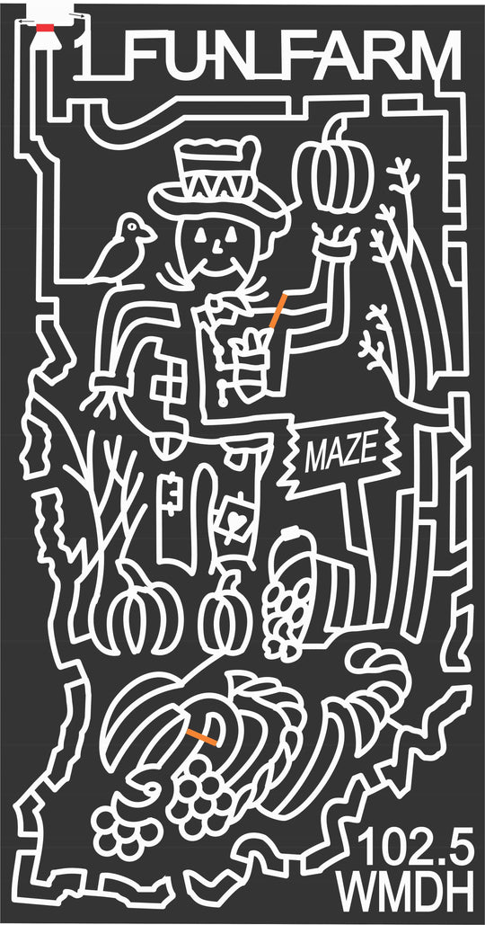 06_IN_Farmland A Indiana, state, shape, Scarecrow, crow, Corn, Pumpkin