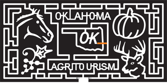 06_OK_Shawnee Oklahoma, Horse, Pumpkin, Deer, elk, state, shape