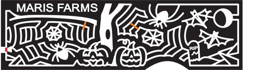 06_WA_Buckley A,washington, Spider, spiderweb, Pumpkin, tombstone, Moon, bat, halloween
