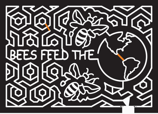 07_TX_Brookshire Texas, Bees, insect, globe, world, beehive, hive, combs, continent.jpg