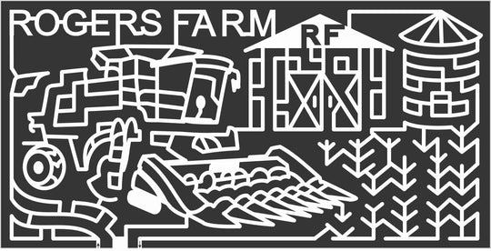 10_Fl_Gainesville A farm, Barn, Corn, Florida, rogers, combine, Stalks, silo, 2010