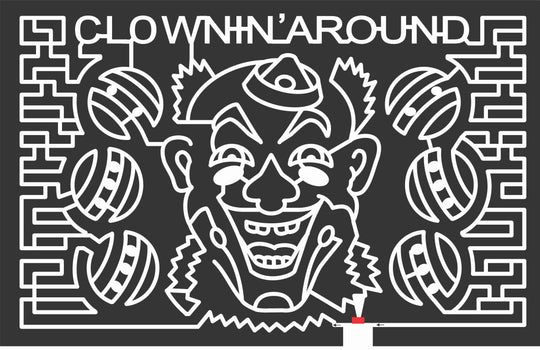 10_LA_Alexandria_B 2010, Clown, Ball, circus, Person, People, Louisiana, face,