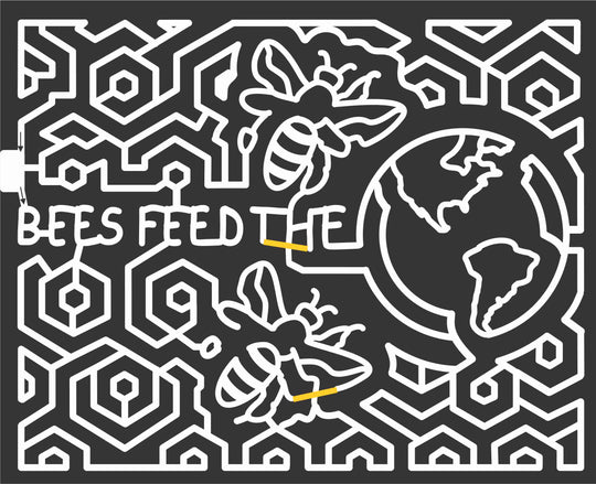 10_MN_Delano world, Earth, 2010, Minnesota, Bee, honeycomb, combs, globe, insect