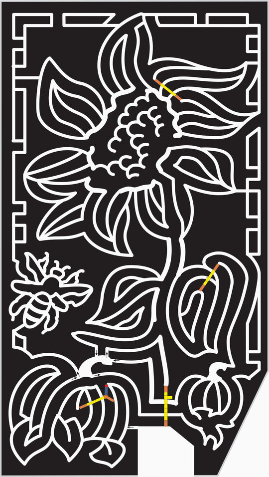 10_VA_Fredricksburg Pumpkin, Stem, Wings, 2010, Sunflower, Leaf, Leaves, Bee, Bug, Bugs, Seeds, insect, Virginia