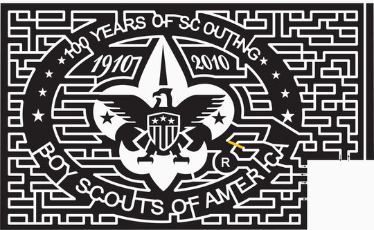 10_WI_Deerfield_A Boy Scout, BSA, Boy, Symbol, Stars, star, Eagle, register, Wings, America, 100, 2010, Wisconsin, sponsor, charity