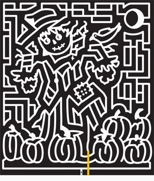 10_WI_Lancaster Hat, Moon, Scarecrow, Bird, Pumpkin, 2010, Wisconsin, Patch