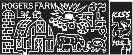 11_FL_Gainsville Florida, combine, Cow, Pig, Animal, Rooster, Alligator, Barn, farm, silo, Kiss, logo, Radio, sponsor, 2011.jpg