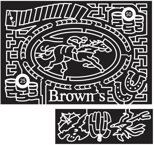 11_FL_Oxford Florida, Horse, Racing, Race, racer, cards, chips, horseshoe, Halloween, Ghost, Witch, 2011.jpg