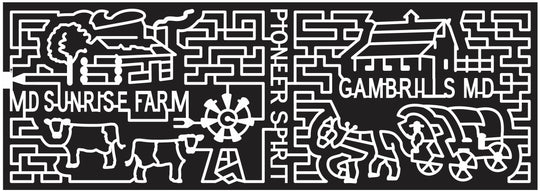 11_MD_Gambrills Maryland, Windmill, Cow, Animal, carriage, covered wagon, Wagon, Barn, log, cabin, Pioneer, 2011, Sunrise.jpg