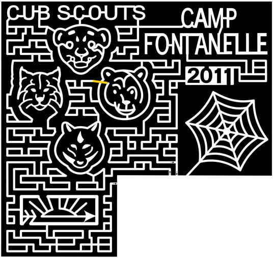 11_NE_Nickerson Nebraska, Animal, Cat, camp, spiderweb, Wolf, web, 2011, fontanelle, scouts, scouting.jpg