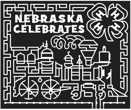 11_NE_North_Platte Nebraska, Train, engine, locomotive, 4H, clover, railroad, 4-H, tracks, 2011, education.jpg