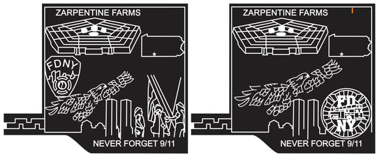 11_NY_Hilton_1 New York, pentagon, Badge, Eagle, fire department, Fire, world trade center, Flag, fdny, Patriotic, 2011, Zarpentine.jpg