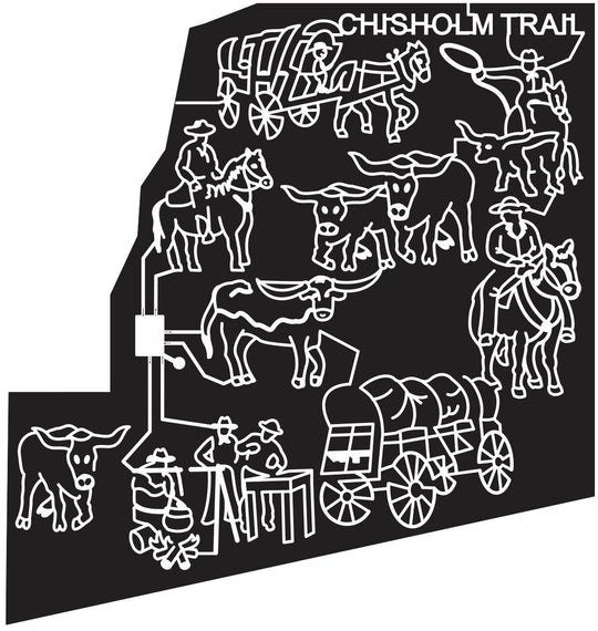 11_OK_Chickasha Oklahoma, ox, oxen, covered wagon, Horse, Cowboy, Rope, Bull, campfire, Fire, Pioneer, 2011.jpg