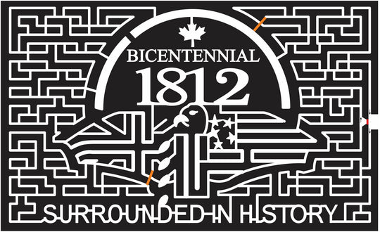 11_ONT_Thamesville Ontario, Flag, America, Maple, Leaf, Eagle, bicentennial, union jack, 2011, history, 1812.jpg