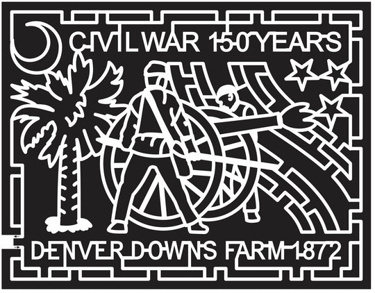 11_SC_Pleasanton_Anderson South Carolina, Palm Tree, palm, Tree, Cannon, star, civil war, war, battle, 2011, wheel, denver, canon, explosive, downs, 1872.jpg