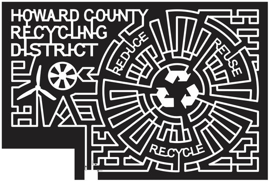 12_IN_Kokomo Indiana, Windmill, reduce, reuse, recycle, county, charity, sponsor, logo, 2012, howard, recycling