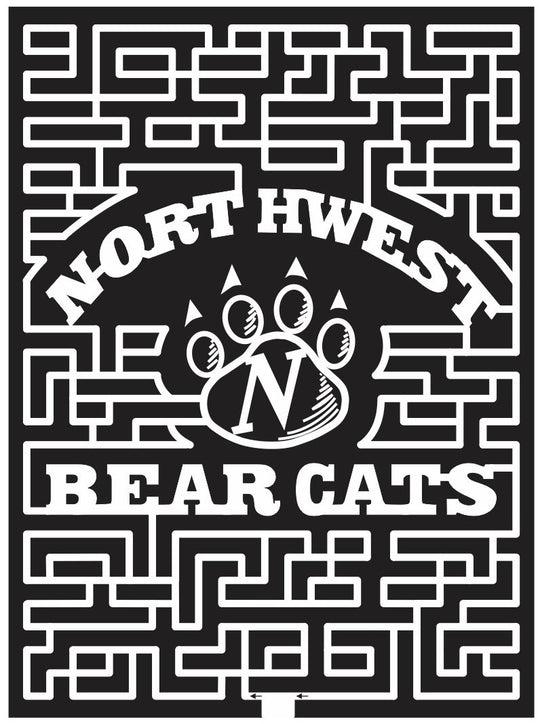 12_MO_Barnard Missouri, Cat, print, paw, bear cats, logo, sponsor, mascot, 2012, paths, northwest