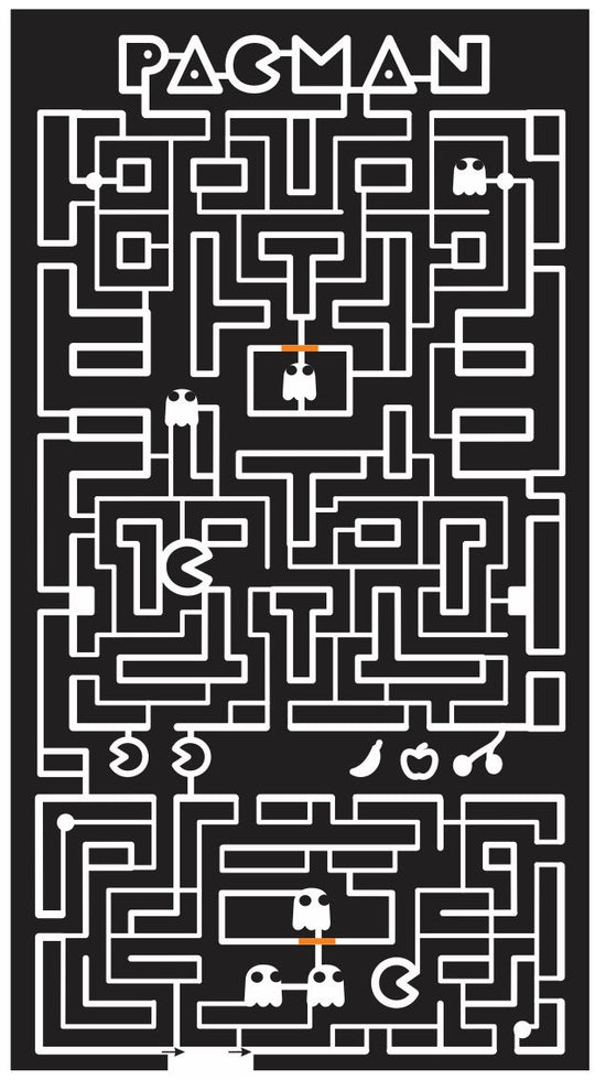 12_OR_Terrebonne Oregon, Game, video, pacman, pac man, paths, 2012, famous