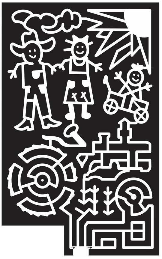 12_PA_Dillsburg Pennsylvania, family, Child, Kid, Wagon, Sun, Tractor, Corn, Barn, 2012, stick, figure, People