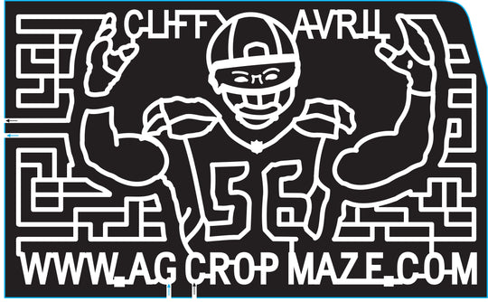 15_FL_Green Cove Springs, 2015, Florida, Green Cove Springs, football, helmet, 56, Ag Crop Maze.com, sports