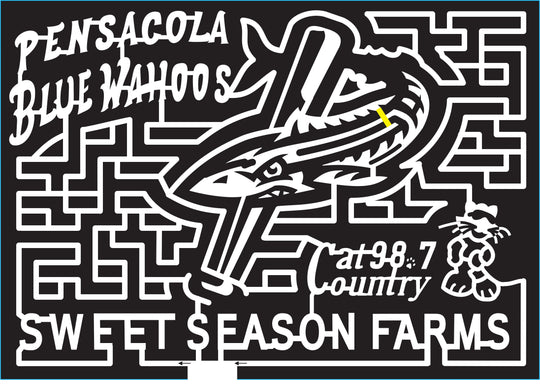 15_FL_Milton, 2015, Flordia, Milton, bat, fish, cat, sweet, season, farms, logo, Pensacola Blue Wahoos, sports