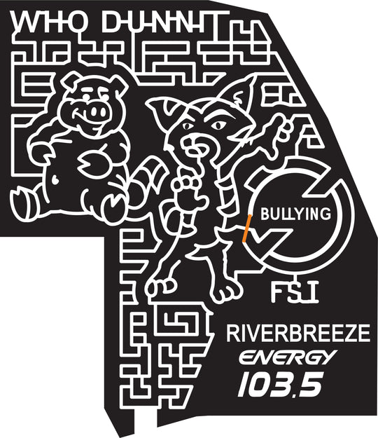 15_NS_Truro 2015, Nova Scotia, Truro, Who Dunnit, Animals, Pig, No bullying, FSI, Farm Scene Investigation, Radio, Sponsor, Logo,Cat