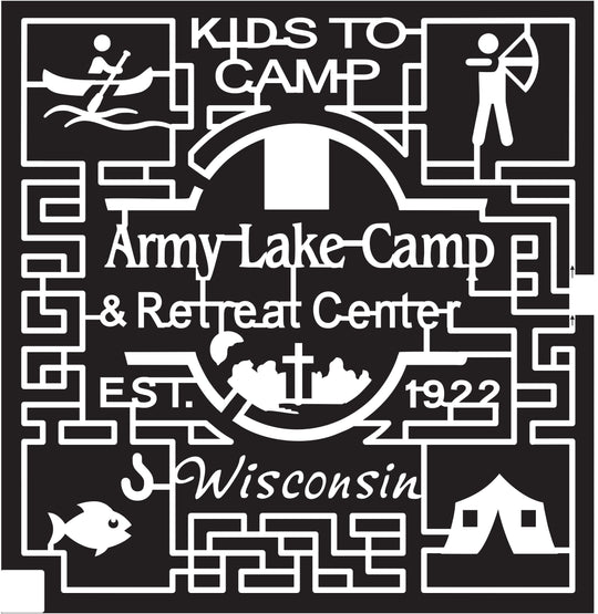 15_WI_EastTroy, 2015, Wisconsin, East Troy, Kids to Camp, Army Lake Camp & Retreat Center,, Boat, Kayak, Canoe, Archery, Camping, Cross, Christian, Bush, Bushes, Moon, fish, tent, Arrow, Canoe, hook, 1922