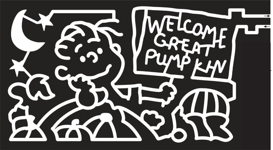 16_AZ_Marana, 2016, Arizona, Marana, pumpkin, leaf,  pumpkins, great pumpkin, linus, peanut, peanuts, moon, star, charlie brown, sign