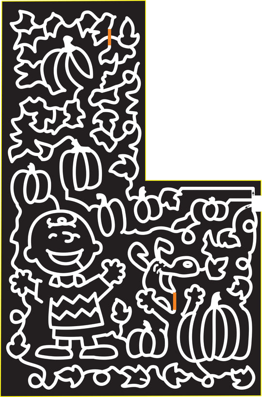 16_OR_Portland, 2016, Oregon, Peanut, Peanuts, charlie brown, snoopy, pumpkin, pumpkins, leaf, leaves, vines, halloween