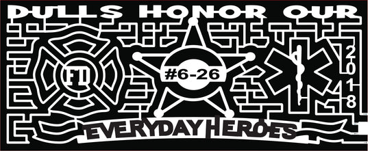 18_IN_Thorntown Dulls Honor our everyday heroes #6-26 2018 Ambulance Fire police department banner ems