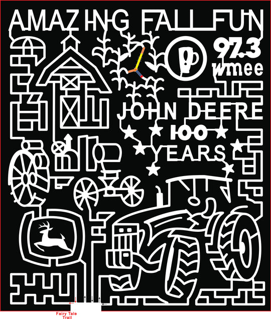 18_IN_Waterloo amazing fall fun 97.3 wmee john deere 100 years tractor barn silo corn corn stalk star stars
