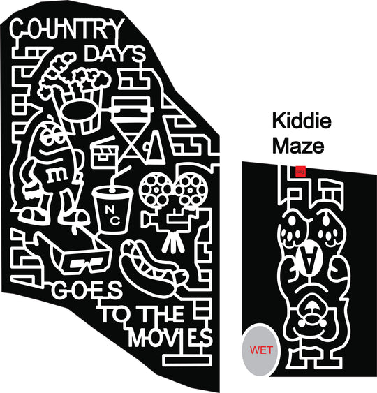 18_NC_Charlotte country days goes to the movies M&M 3D glasses hot dog drink director chair popcorn movie reel movie projector gummy bear