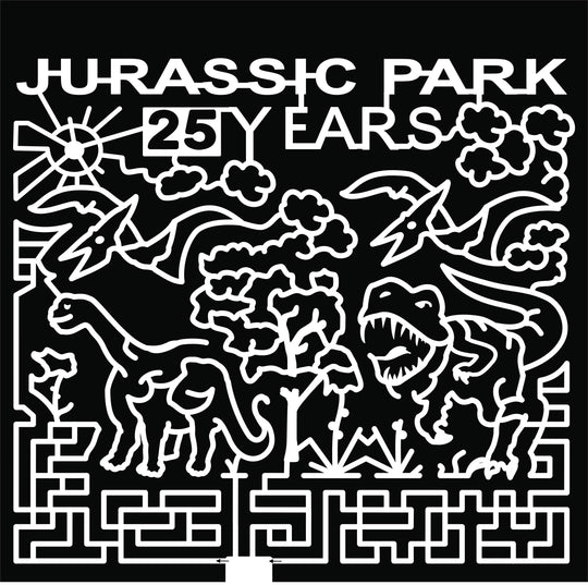 18_ND_Mandan Jurassic park 25 years tree sun cloud clouds dinosaur dinosaurs t-rex