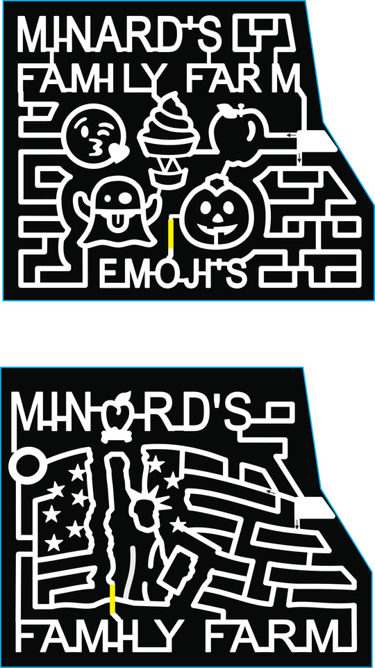 18_NY_Clintondale minard's family farm emoji's pumpkin apple ghost ice cream statue of liberty flag stars patriotic