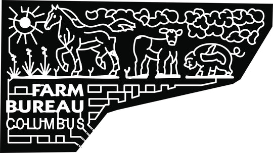 19_NC_Chadbourn farm bureau columbus pig cow horse grass flowers clouds sun shine farm animals.jpg