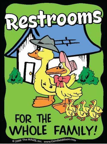 Family Restroom Sign - The MAiZE