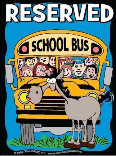 School Bus - Horse - The MAiZE