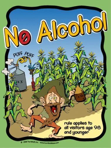 No Alcohol Sign