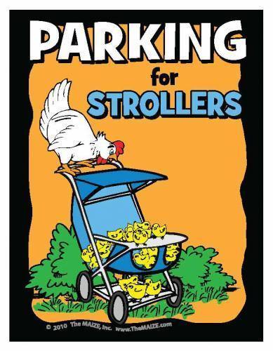 Stroller Parking Sign