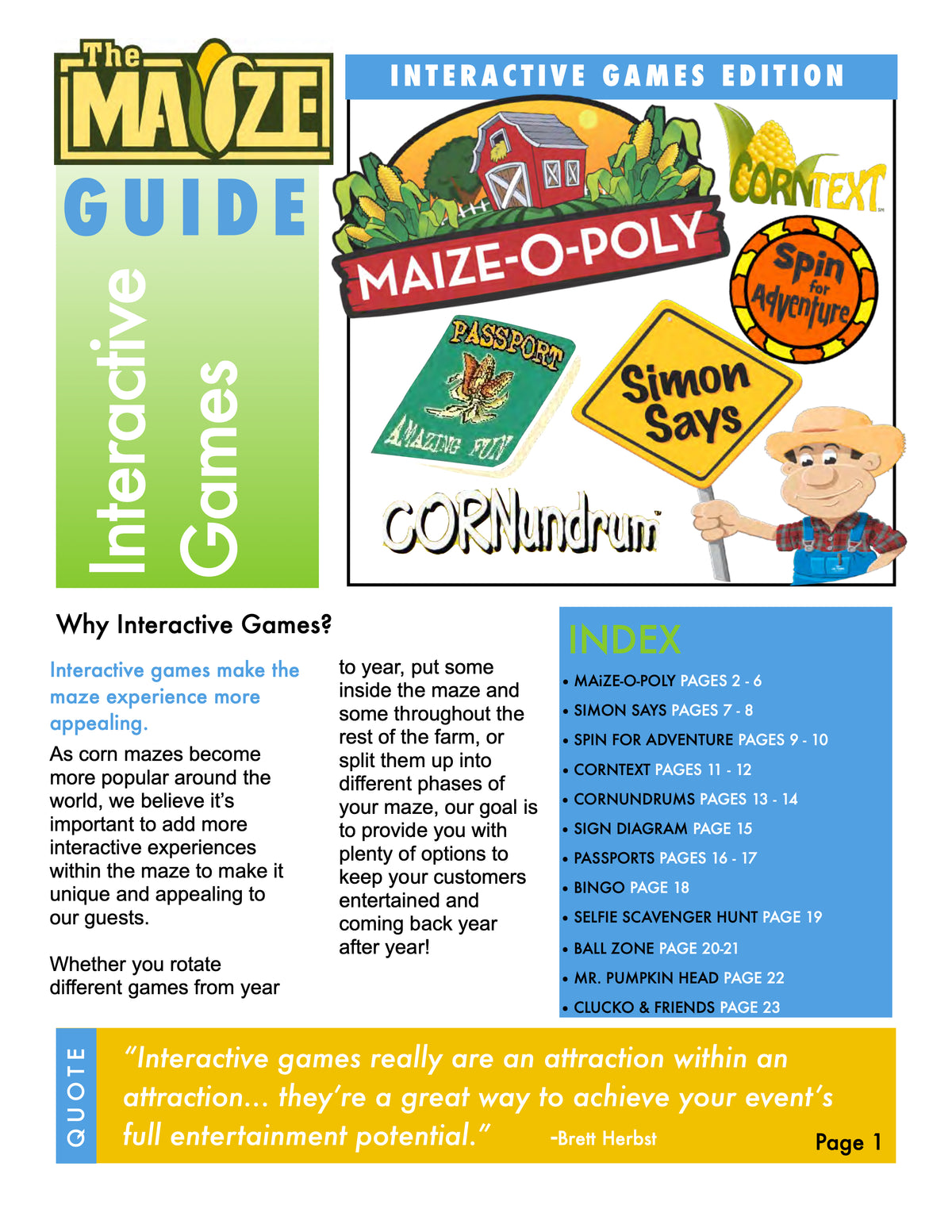 Maize Game Examples What We Provide – The MAiZE