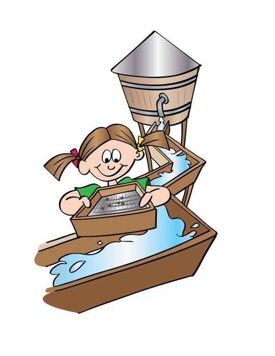 Gemstone Mining Little Girl