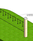 Clambering Loop Run w/5/8" walk rope - The MAiZE